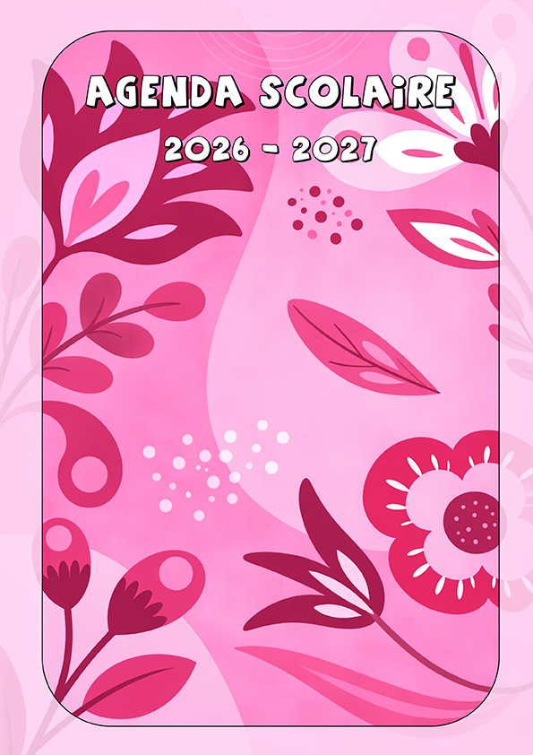 A4 Flowers - couverture rose - Titulaire (VD VS NE FR JU BE)