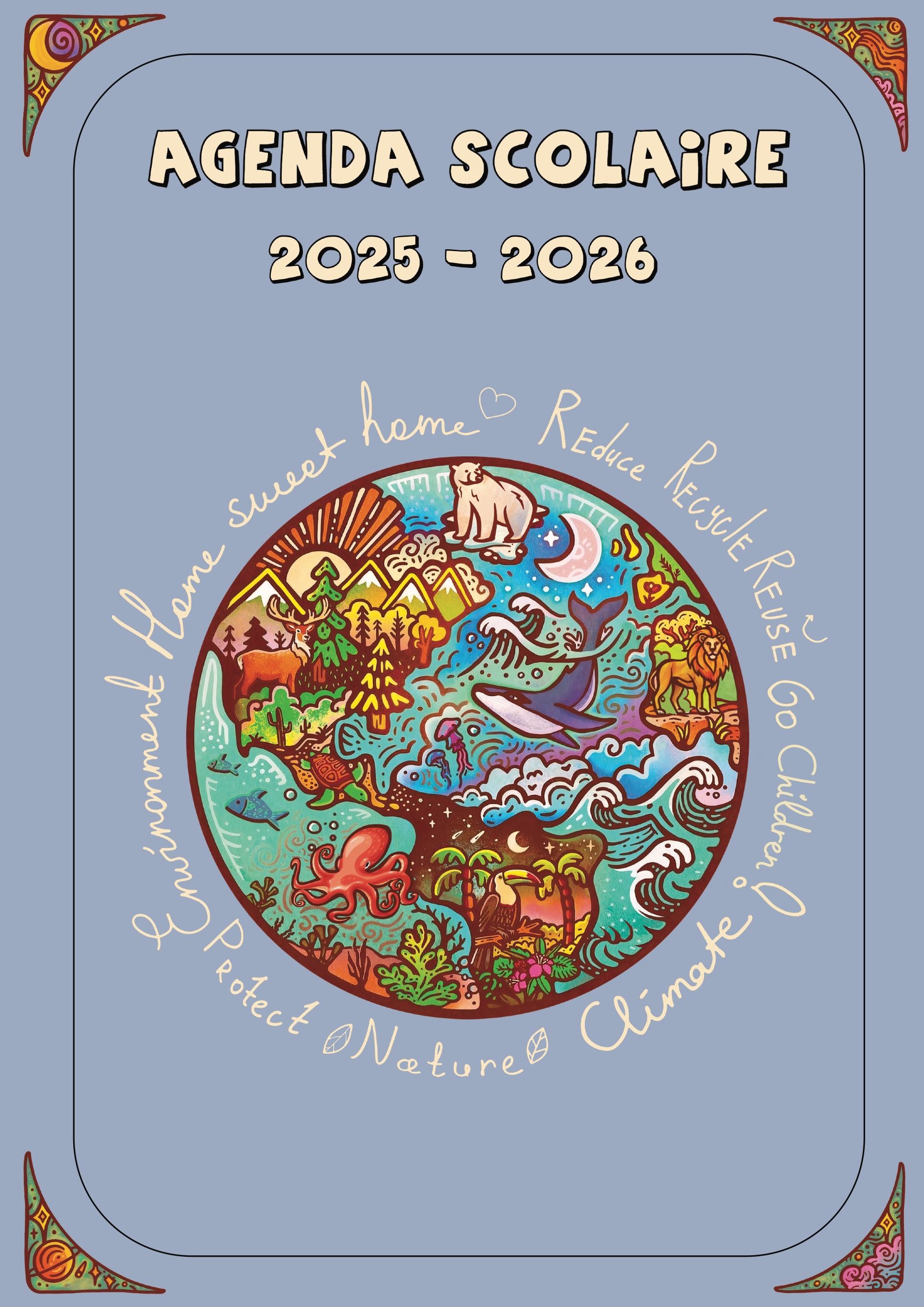 A4 Tour du Monde 2.0 - TITULAIRE - Bleu Lilas (GE)