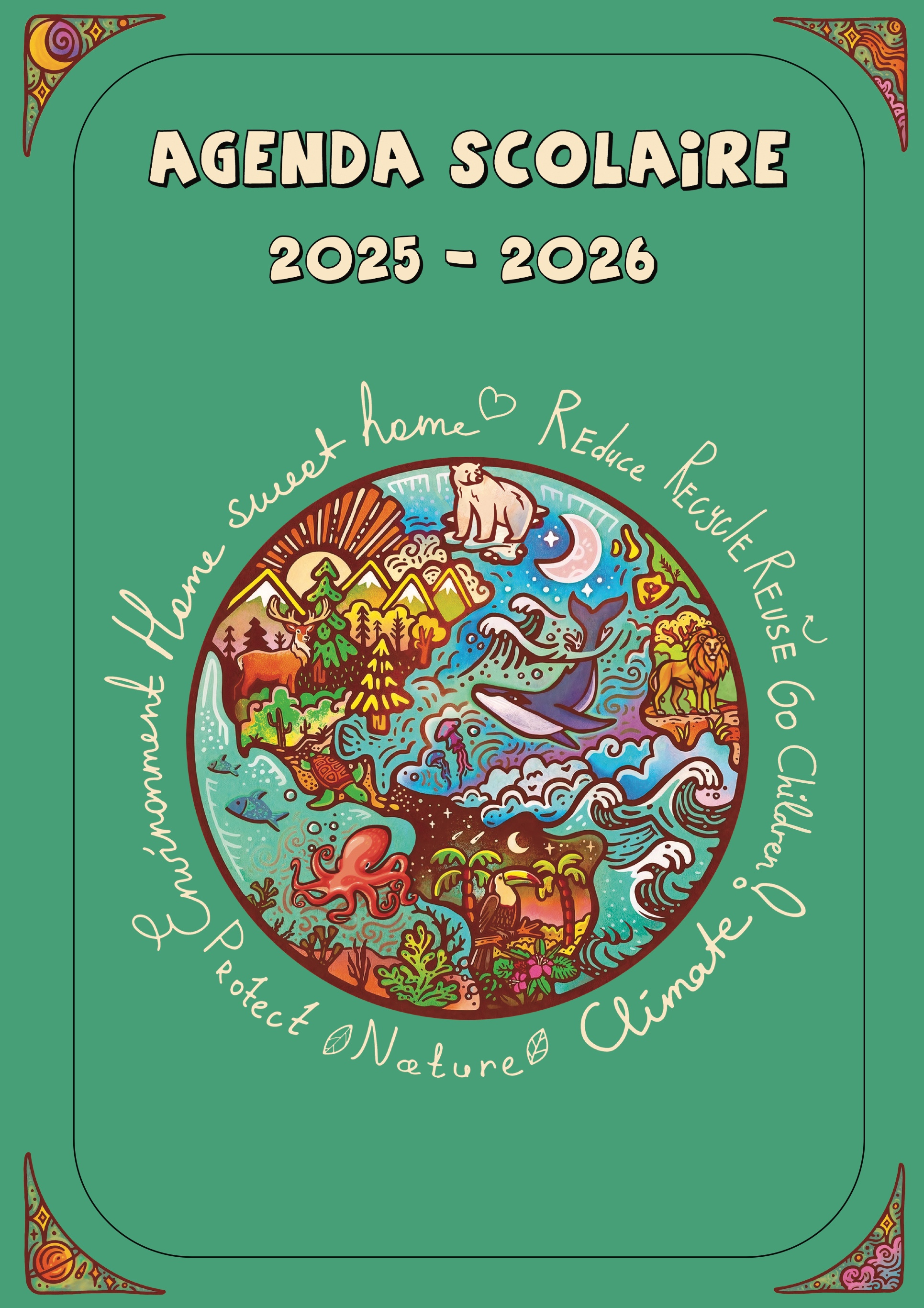 A4 Tour du Monde 2.0 - MDAS AV-MUS - Vert Turquoise (GE)